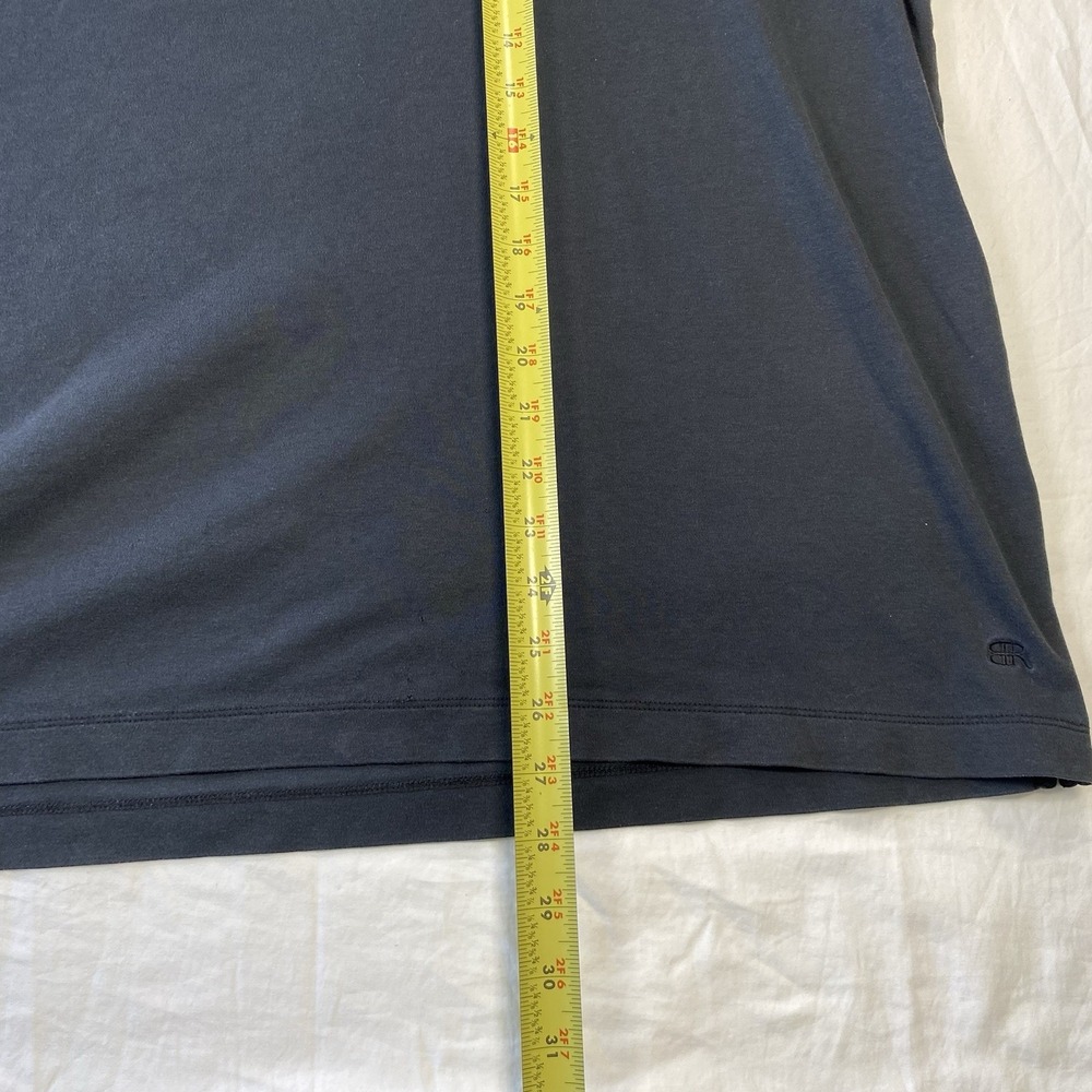 Banana Republic Men's Blue Solid Cotton Knit Short Sleeve Polo, Collared XXL - Picture 6 of 7
